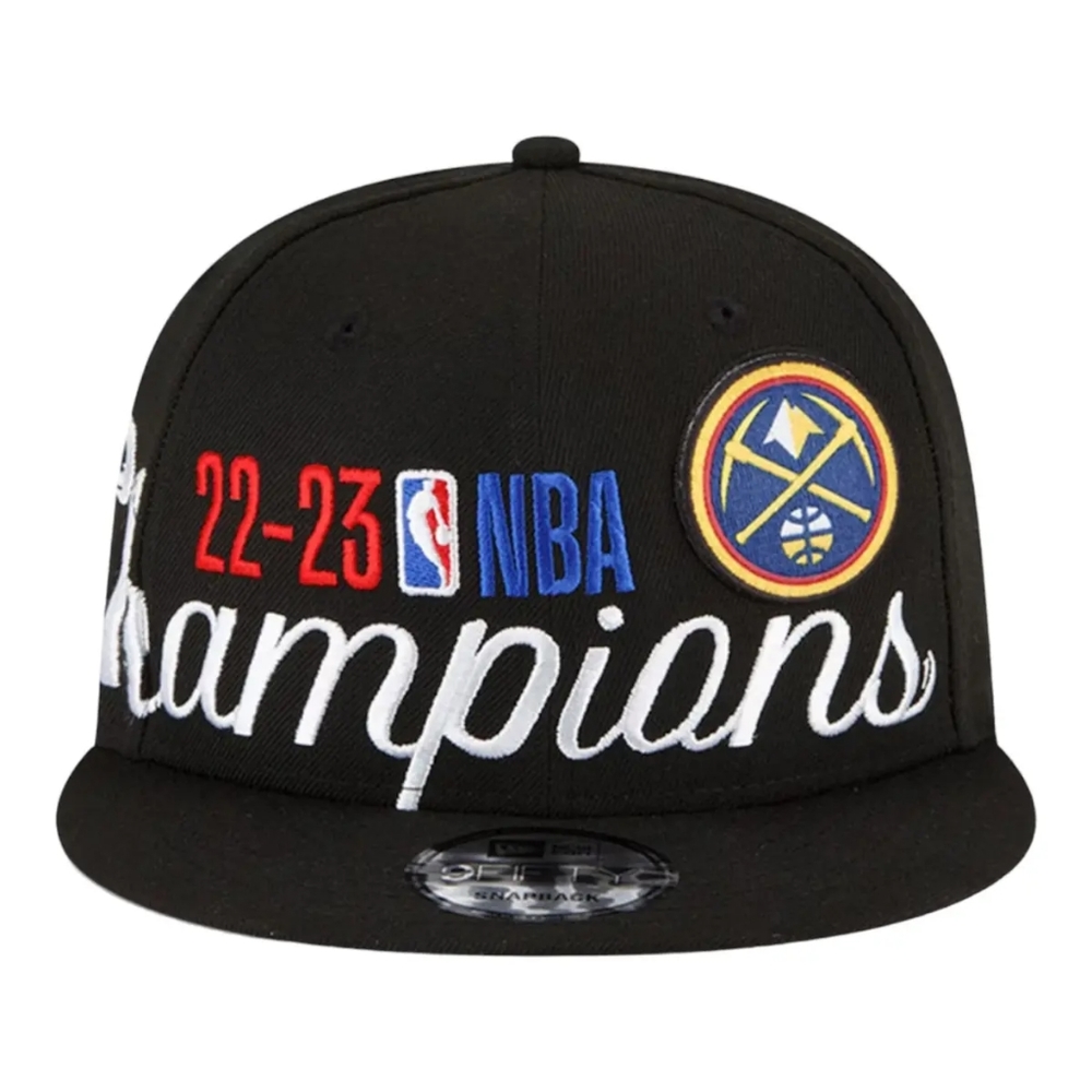 New Era Denver Nuggets 2023 NBA Finals Champions 9FIFTY Locker Room Snapback Hat